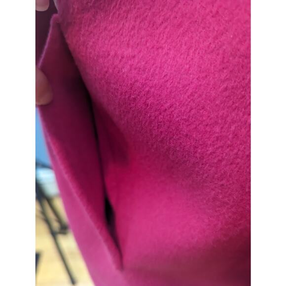 Tahari Coat Womens Size XL Wool Blend Barbiecore Fall Winter Business Casual - Picture 12 of 16